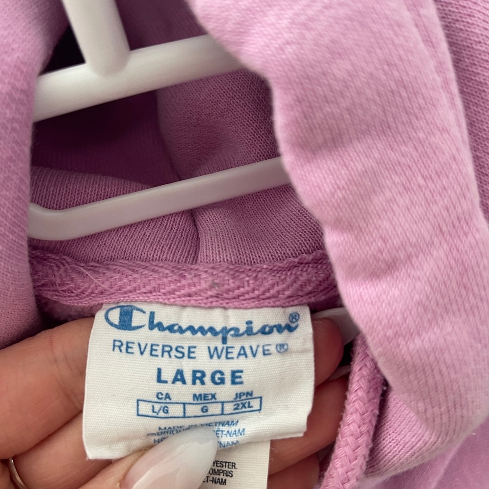 Champion Pink Oversized Hoodie - Picture 5 of 5